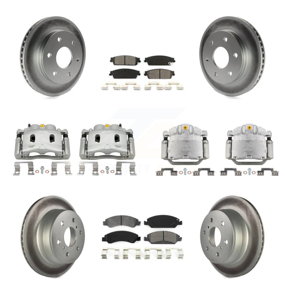 Transit Auto - KCG-100905S - Front and Rear Disc Brake Kits
