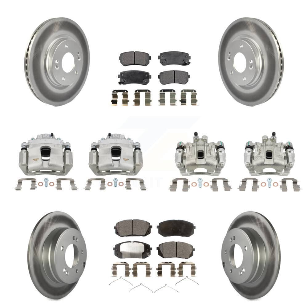 Transit Auto - KCG-100906T - Front and Rear Disc Brake Kits