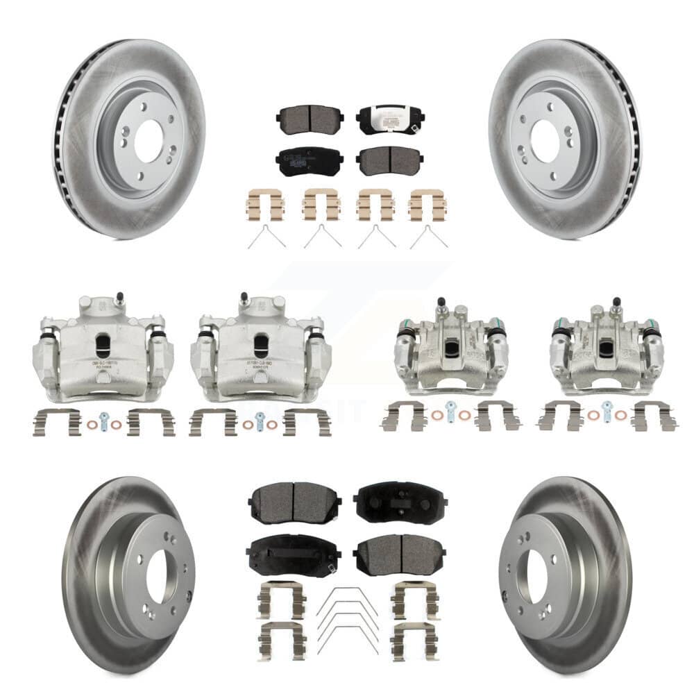 Transit Auto - KCG-100910T - Front and Rear Disc Brake Kits
