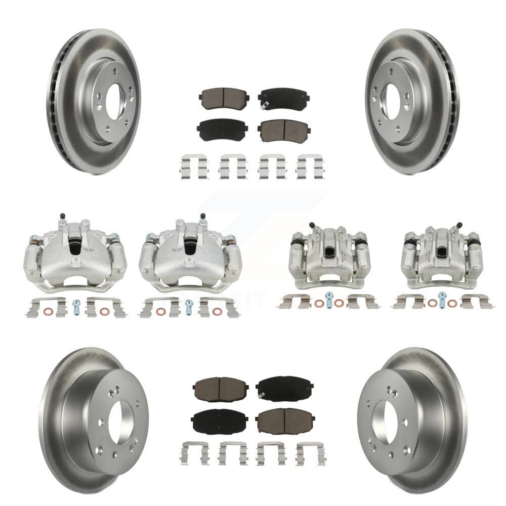 Transit Auto - KCG-100921C - Front and Rear Disc Brake Kits