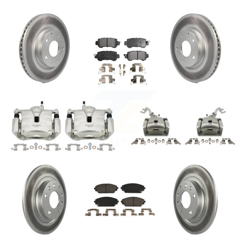 Transit Auto - KCG-100921T - Front and Rear Disc Brake Kits