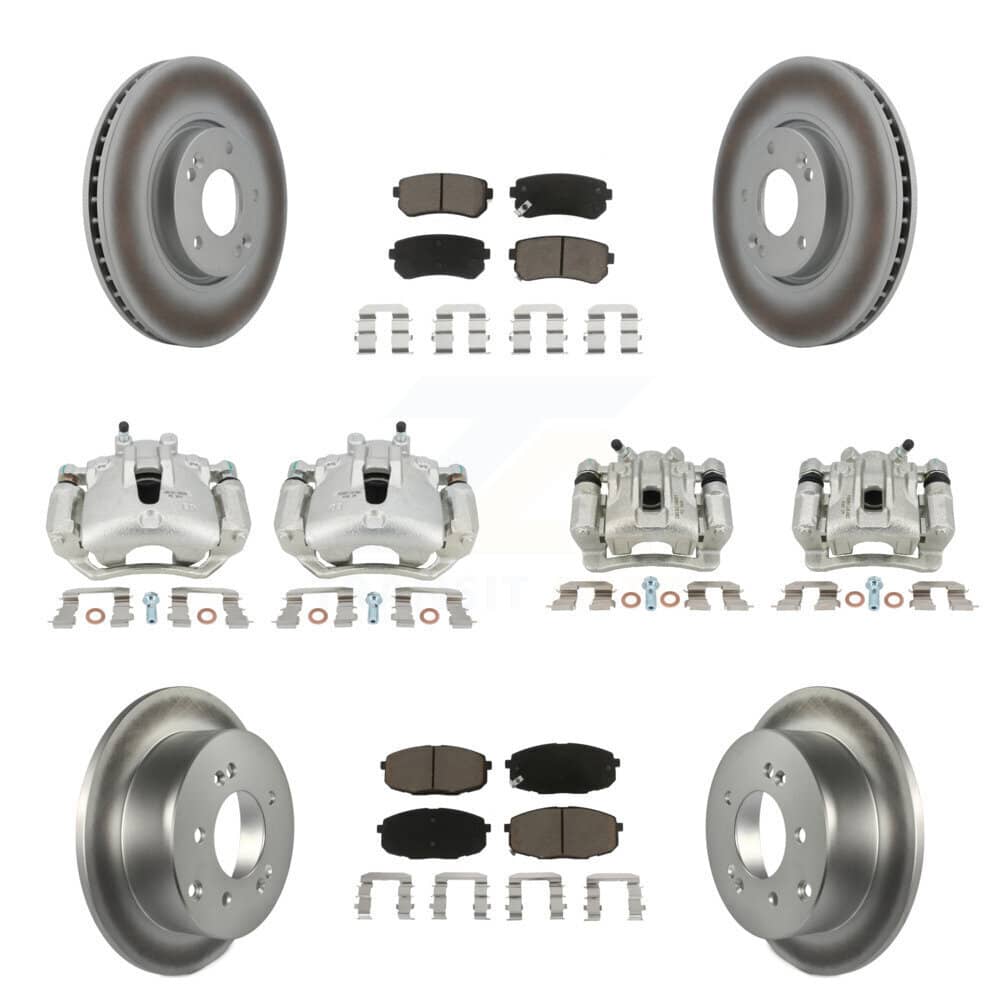 Transit Auto - KCG-100922C - Front and Rear Disc Brake Kits