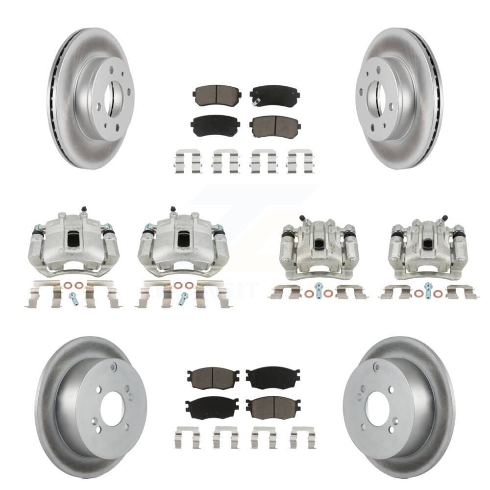Transit Auto - KCG-100924C - Front and Rear Disc Brake Kits