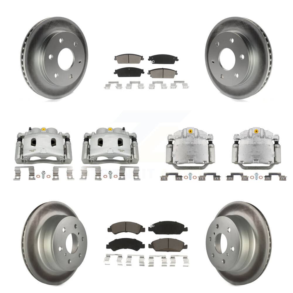 Transit Auto - KCG-100934C - Front and Rear Disc Brake Kits