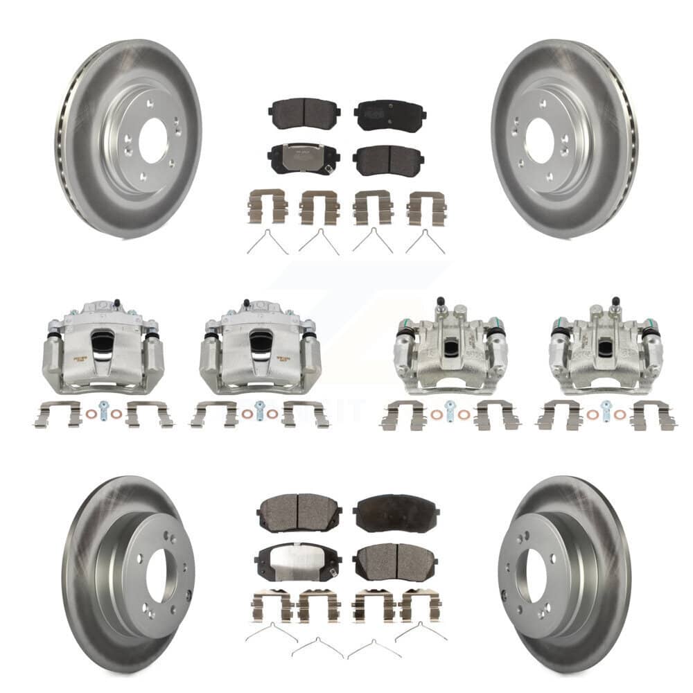 Transit Auto - KCG-100944P - Front and Rear Disc Brake Kits