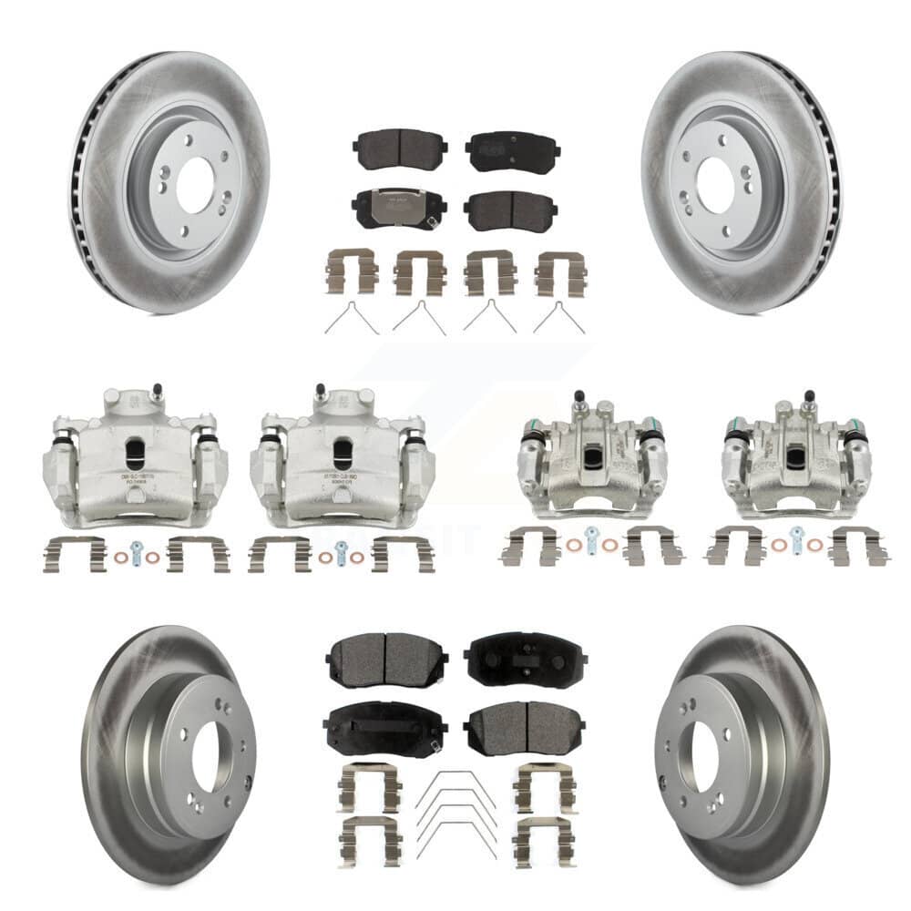 Transit Auto - KCG-100945P - Front and Rear Disc Brake Kits
