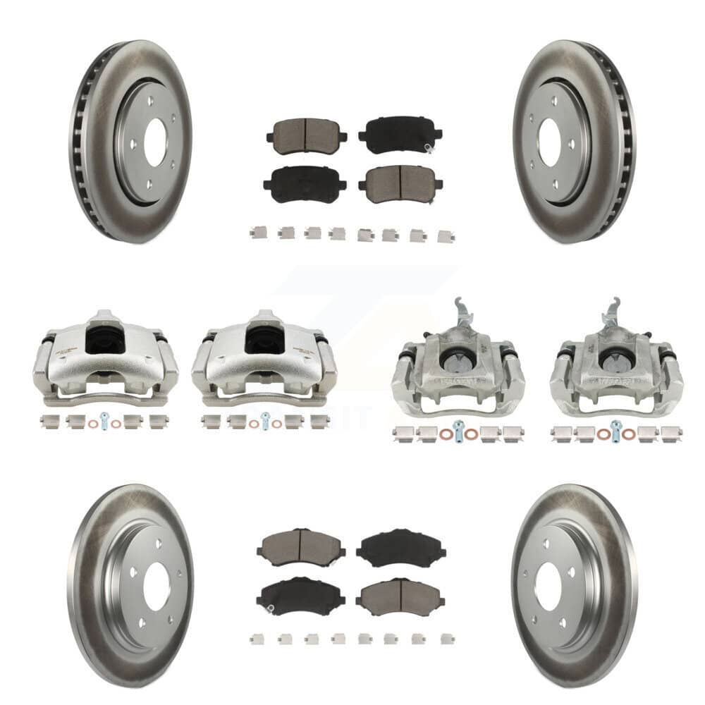 Transit Auto - KCG-100961C - Front and Rear Disc Brake Kits