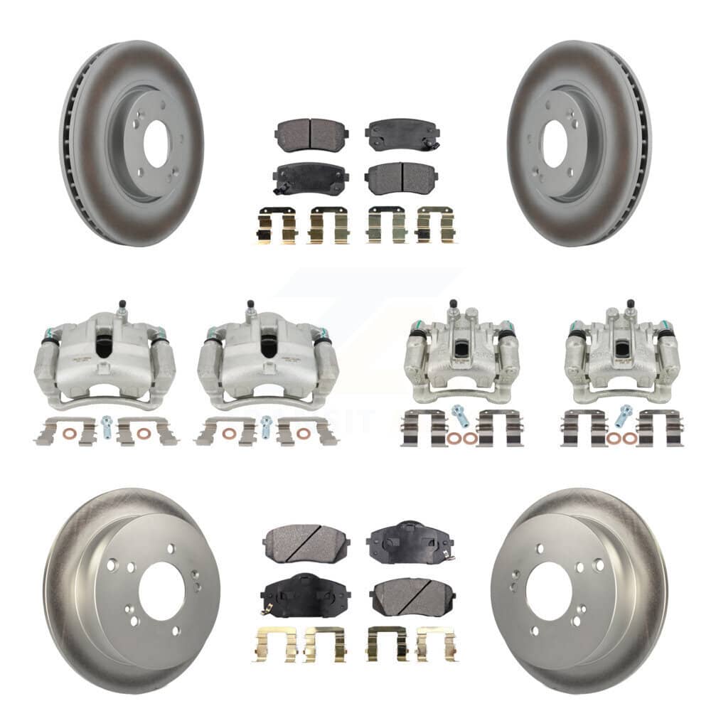 Transit Auto - KCG-100967P - Front and Rear Disc Brake Kits