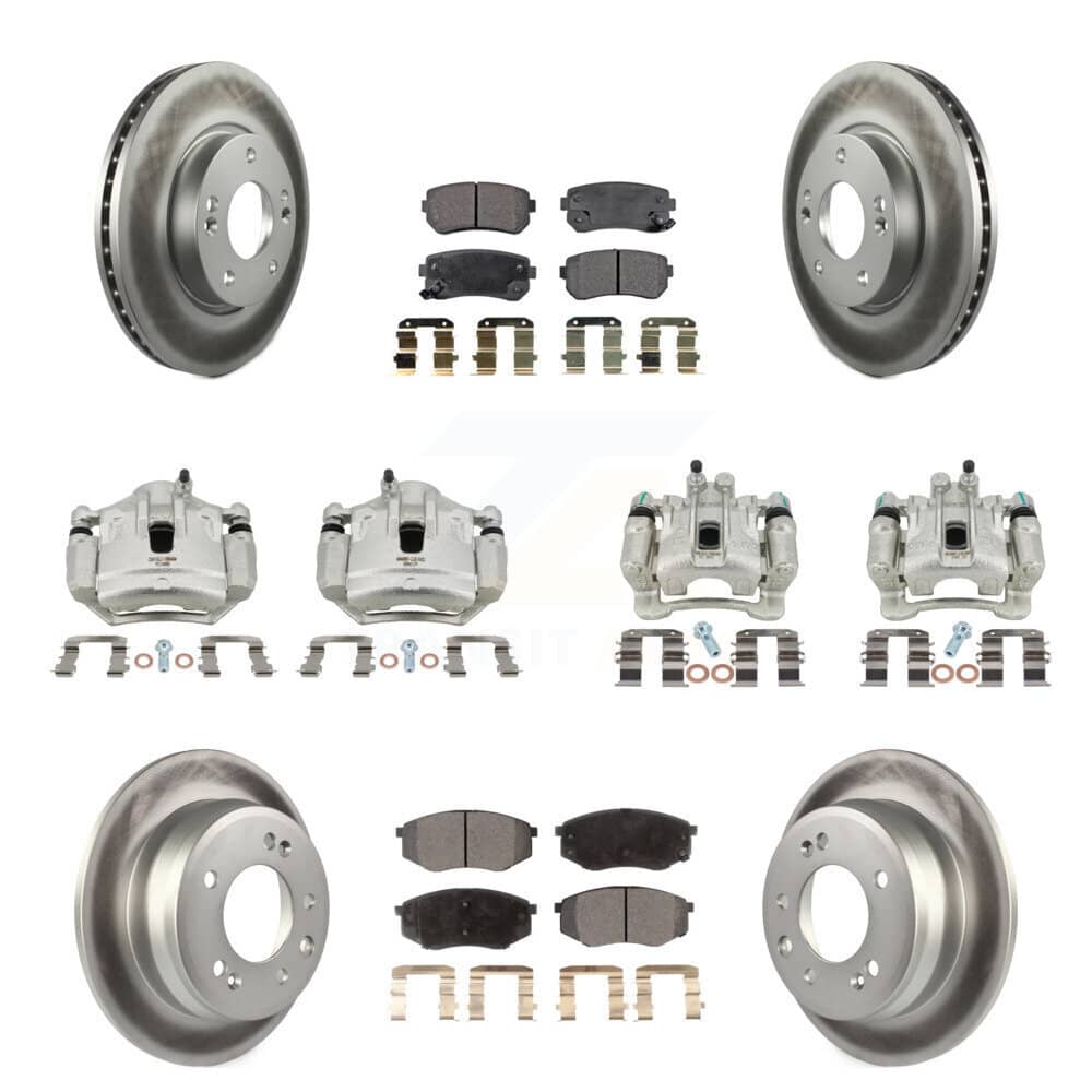 Transit Auto - KCG-100968P - Front and Rear Disc Brake Kits