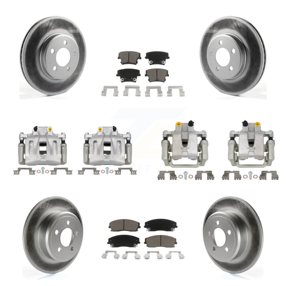 Transit Auto - KCG-100986C - Front and Rear Disc Brake Kits
