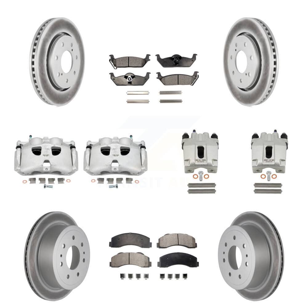 Transit Auto - KCG-100986P - Front and Rear Disc Brake Kits