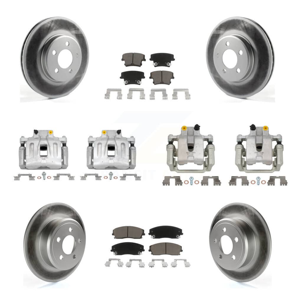 Transit Auto - KCG-100987C - Front and Rear Disc Brake Kits