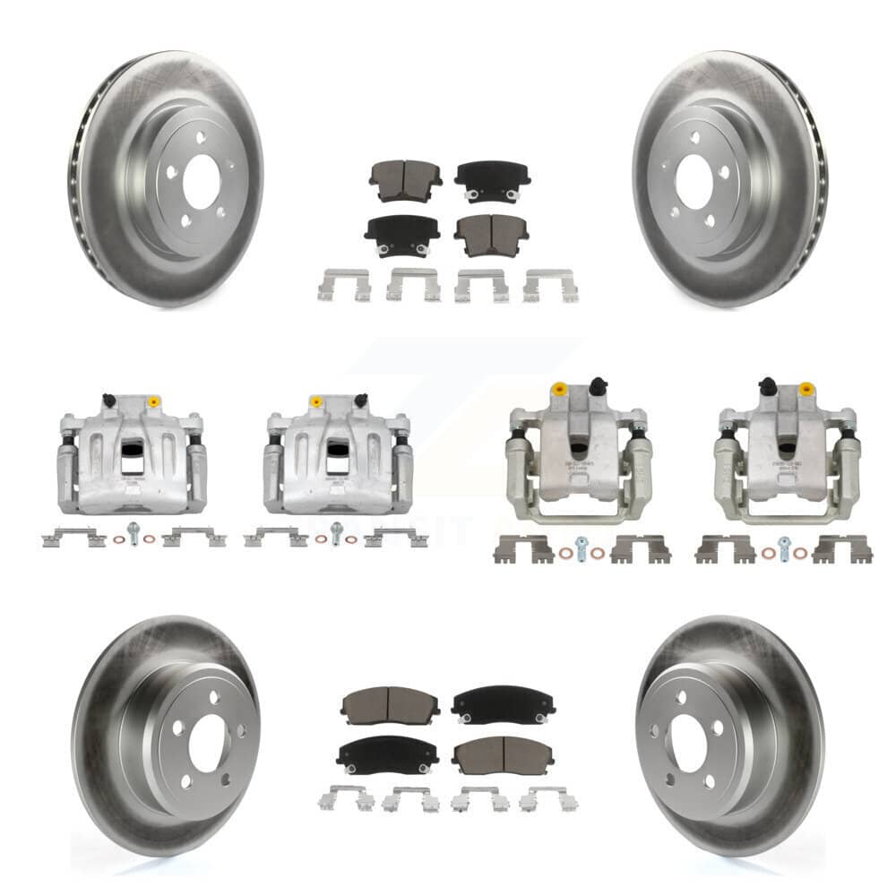 Transit Auto - KCG-100988C - Front and Rear Disc Brake Kits