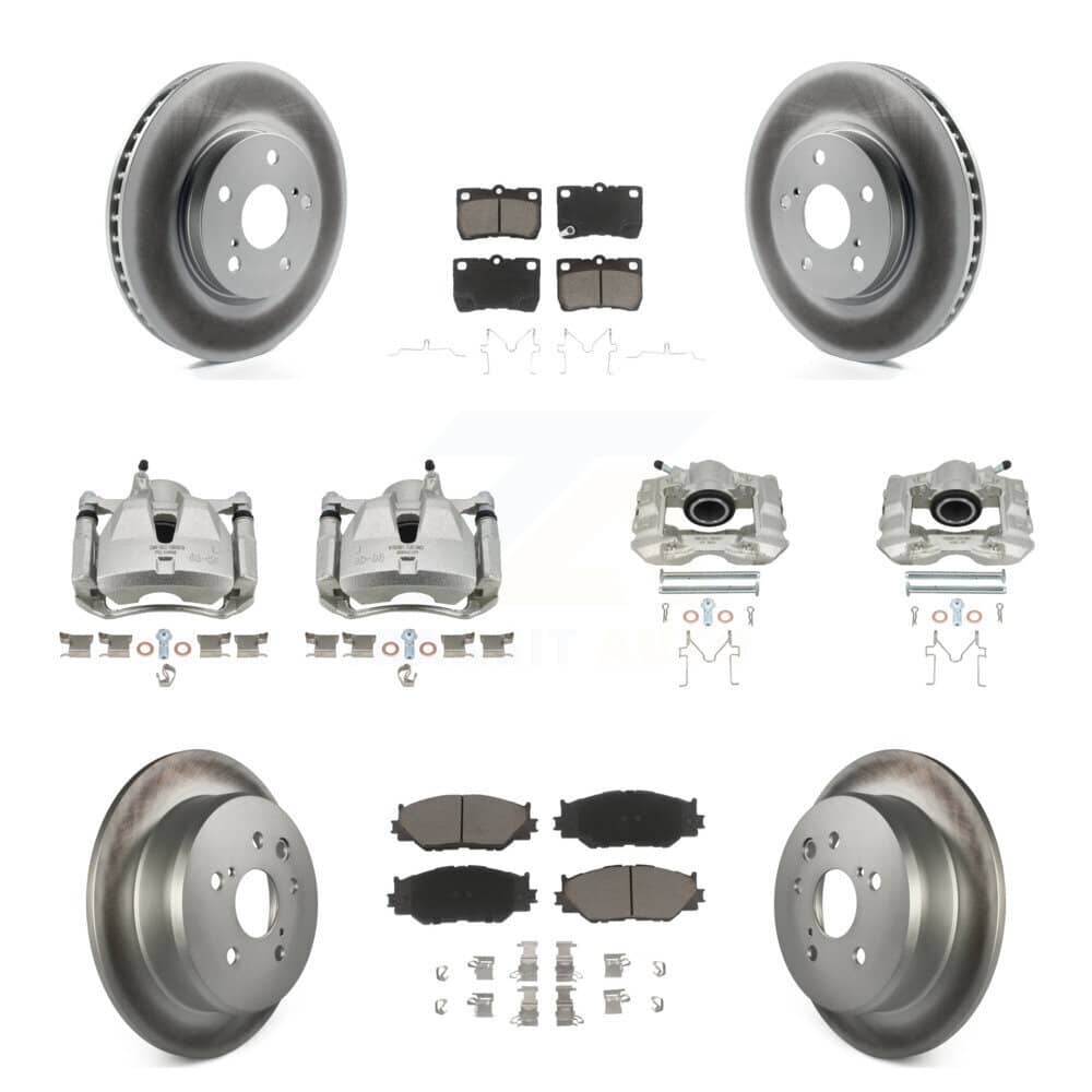 Transit Auto - KCG-101004C - Front and Rear Disc Brake Kits