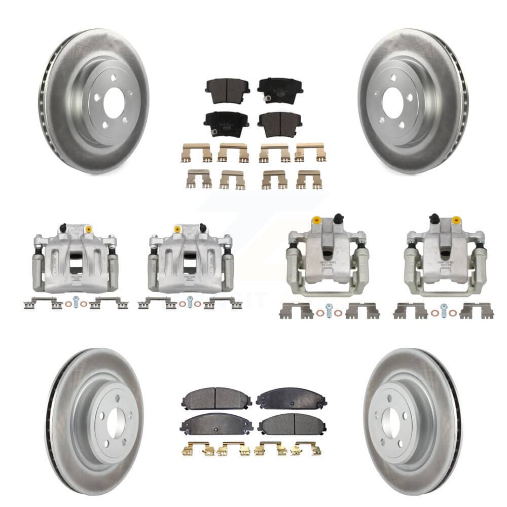 Transit Auto - KCG-101011T - Front and Rear Disc Brake Kits