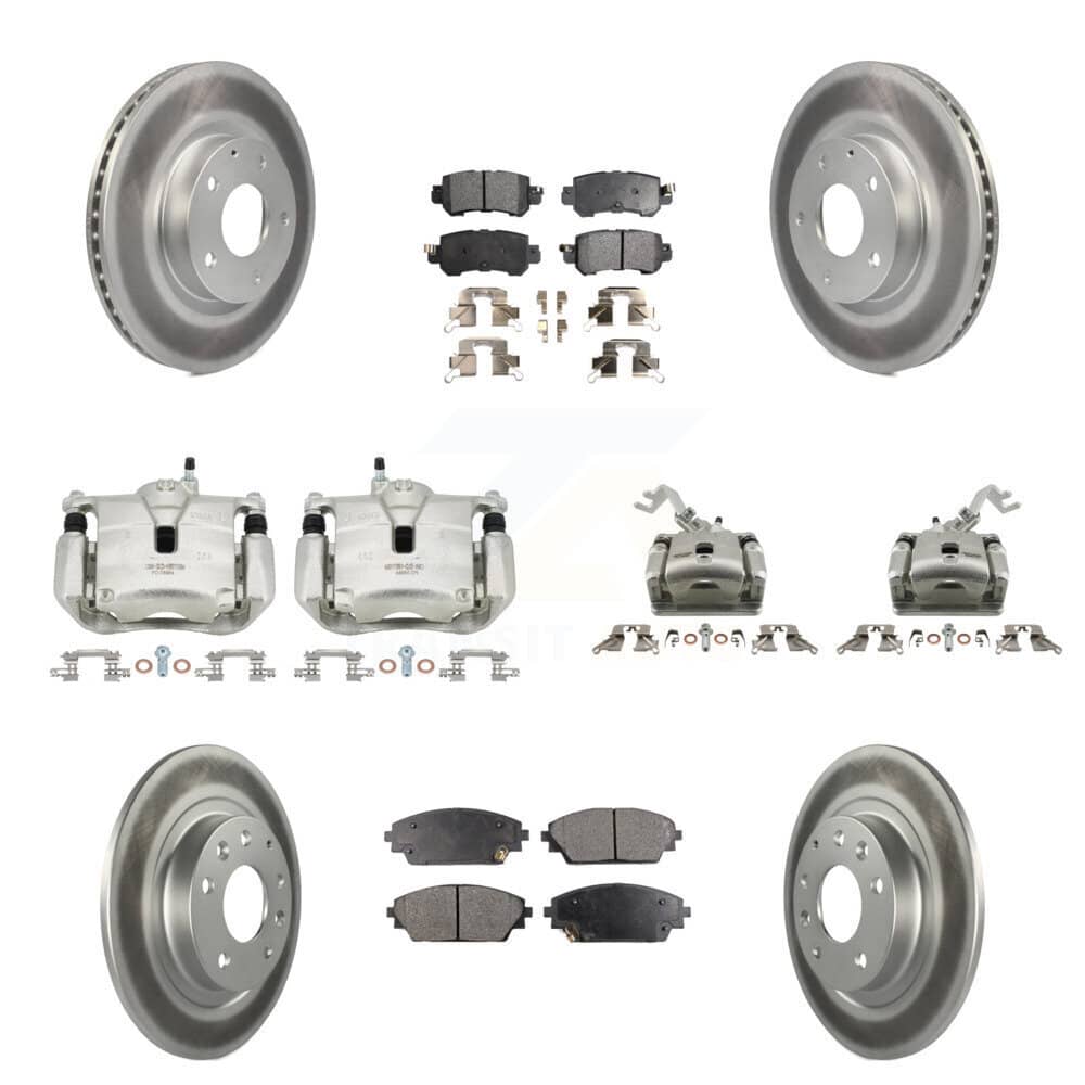Transit Auto - KCG-101063P - Front and Rear Disc Brake Kits