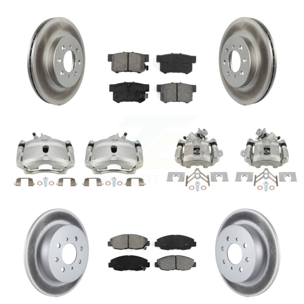 Transit Auto - KCG-101072S - Front and Rear Disc Brake Kits
