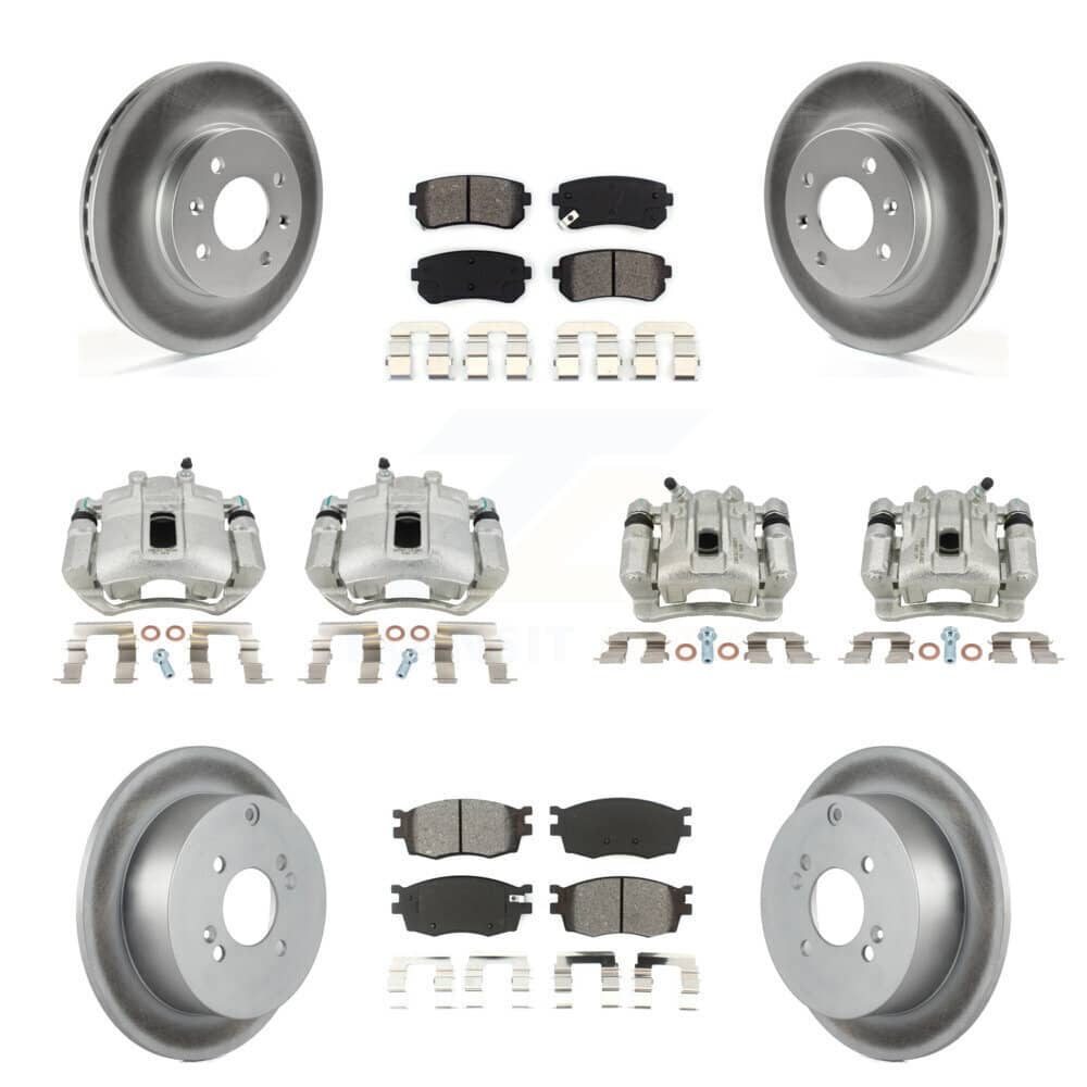 Transit Auto - KCG-101079S - Front and Rear Disc Brake Kits