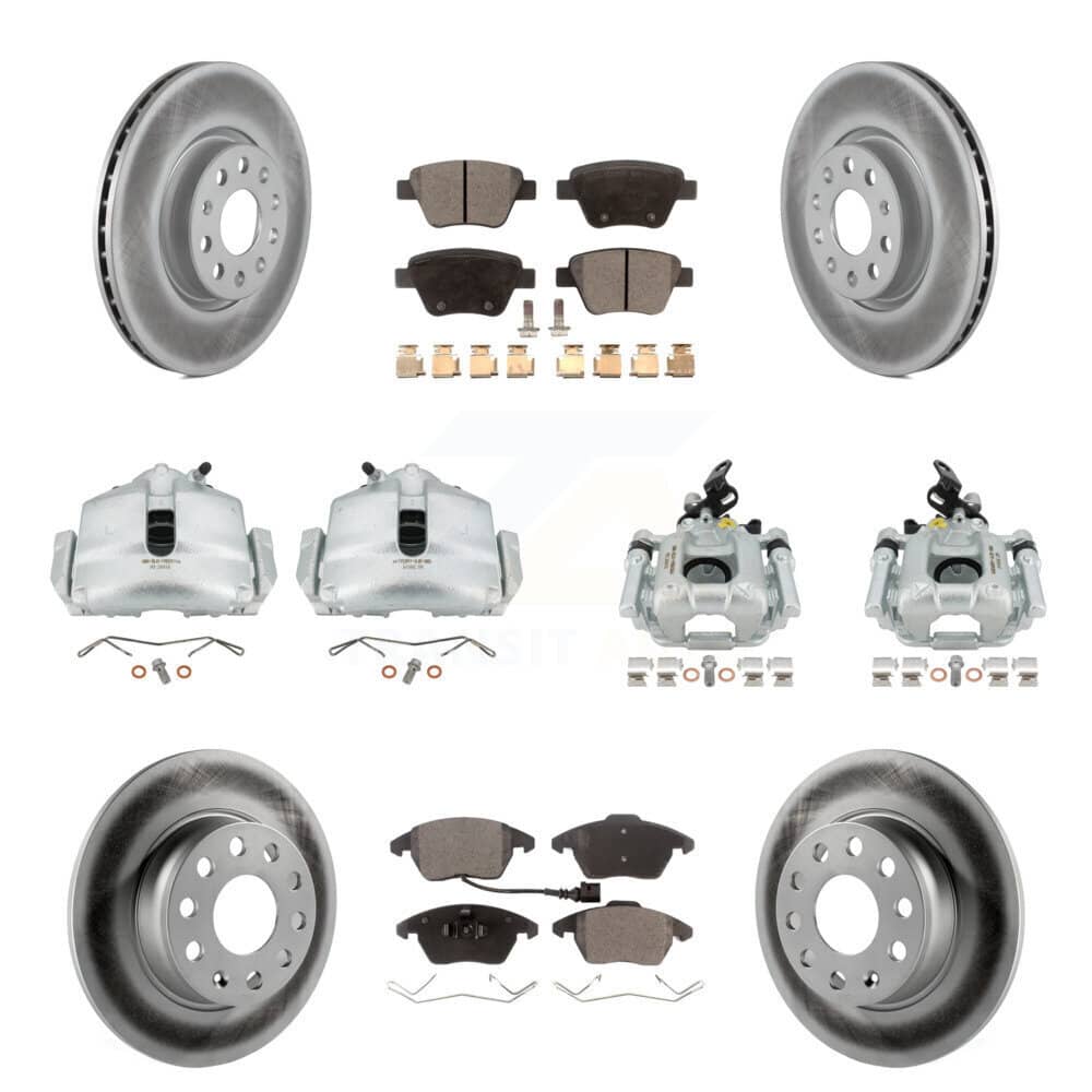 Transit Auto - KCG-101080P - Front and Rear Disc Brake Kits