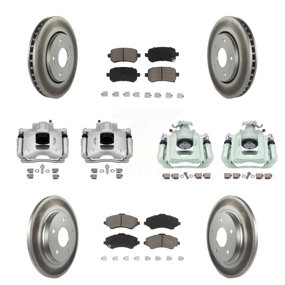 Transit Auto - KCG-101081C - Front and Rear Disc Brake Kits