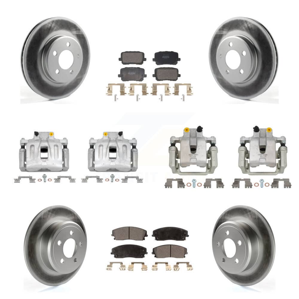 Transit Auto - KCG-101163P - Front and Rear Disc Brake Kits
