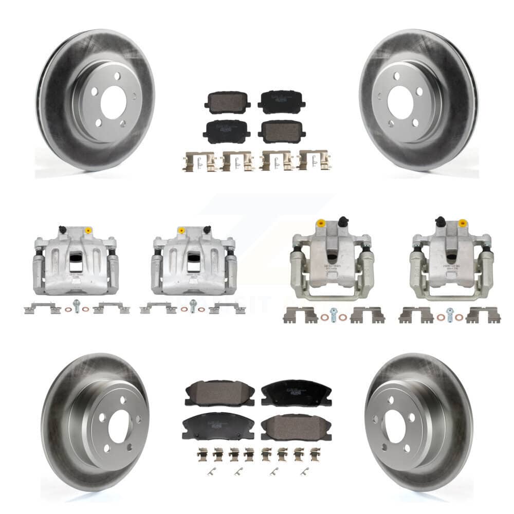 Transit Auto - KCG-101167T - Front and Rear Disc Brake Kits