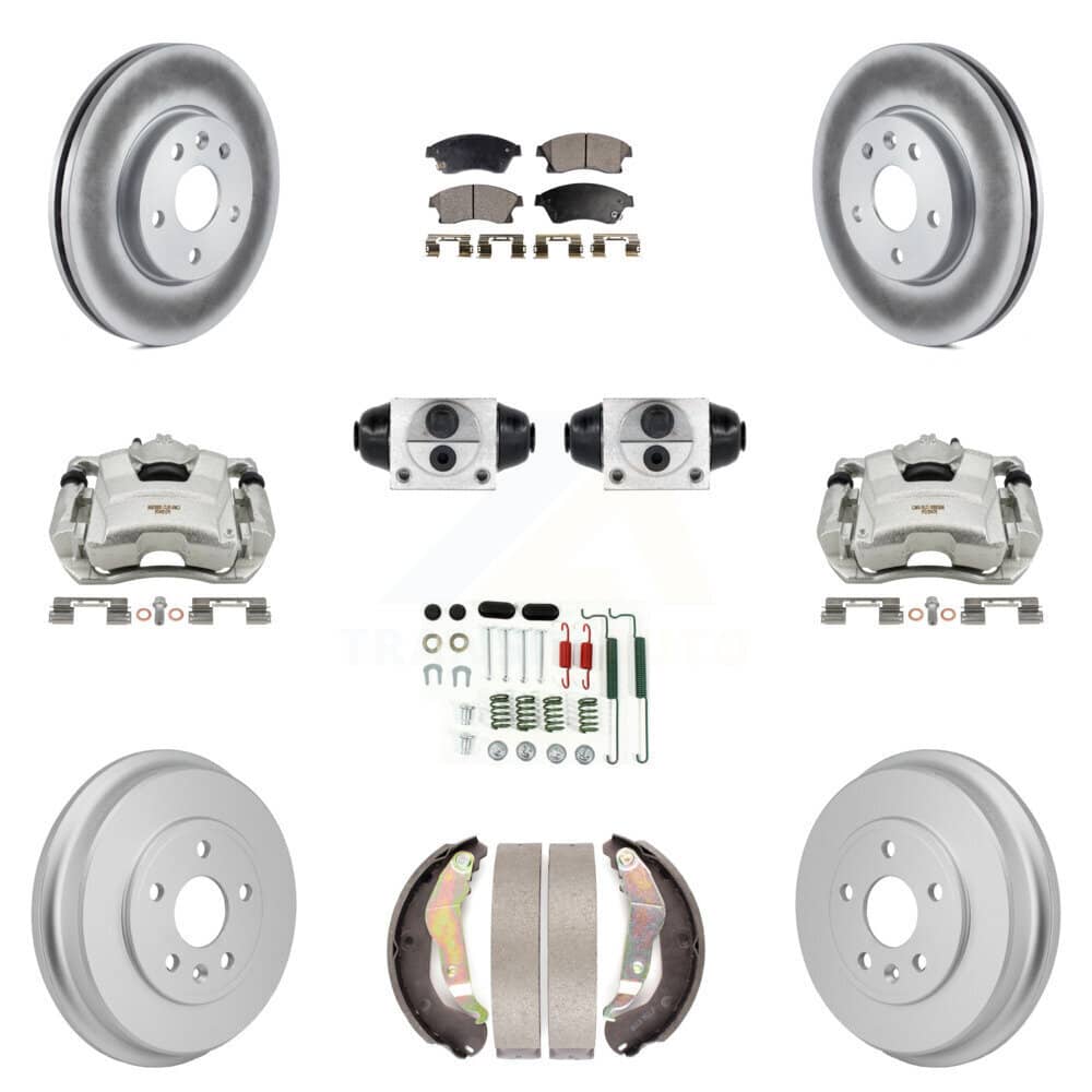 Transit Auto - KCG-101186P - Front and Rear Disc Brake Kits