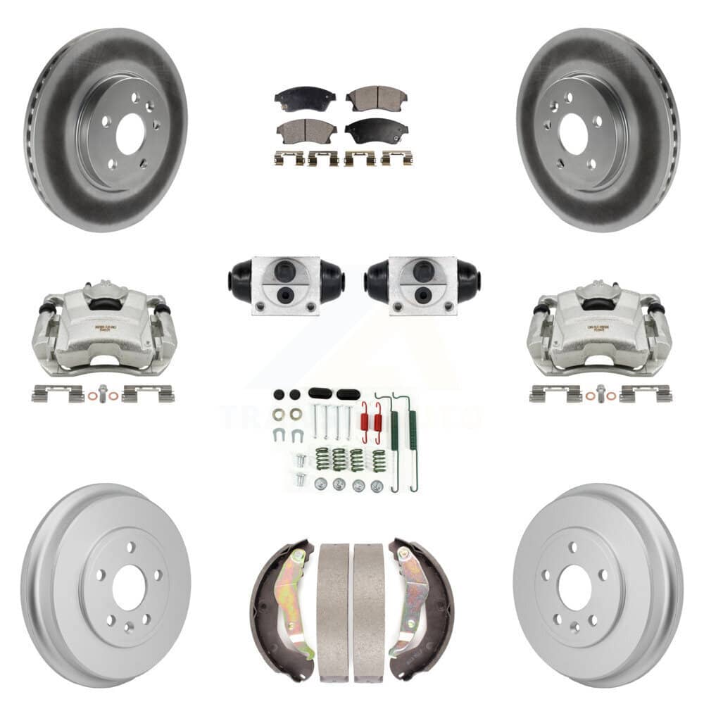 Transit Auto - KCG-101187P - Front and Rear Disc Brake Kits