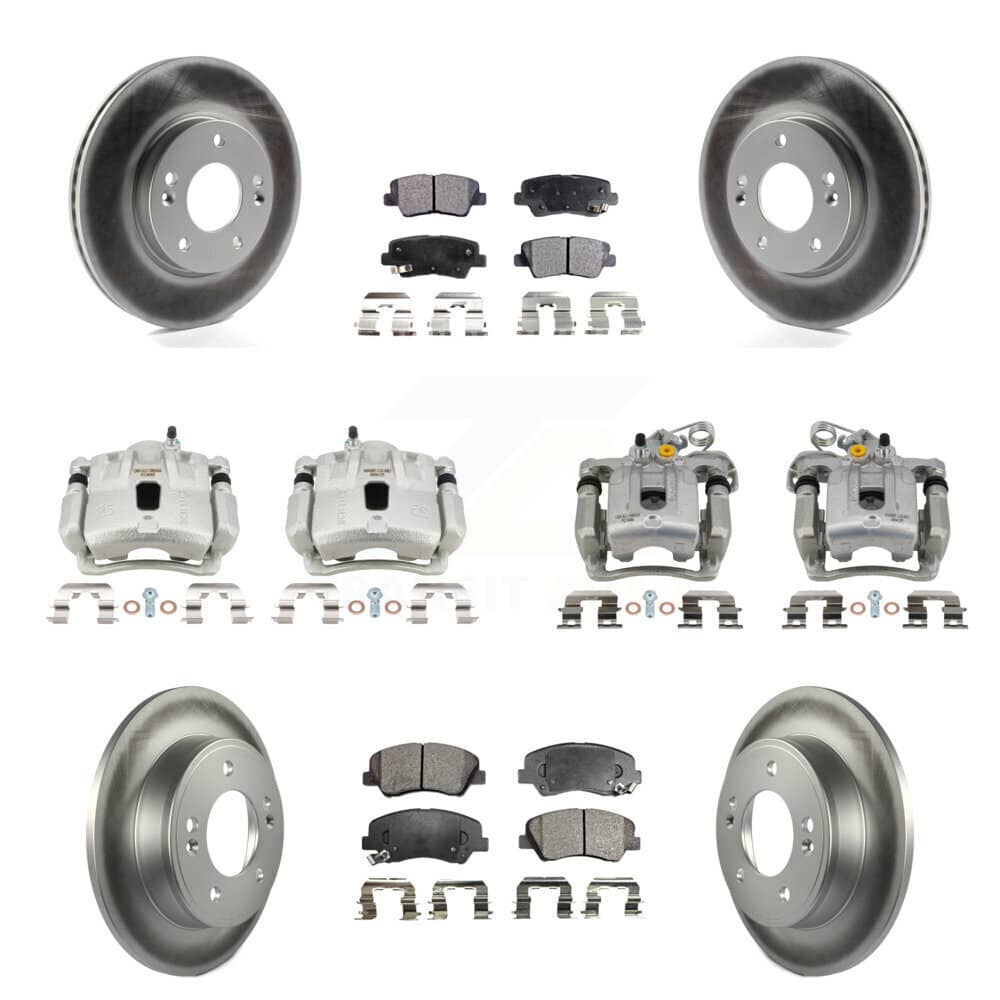 Transit Auto - KCG-101196T - Front and Rear Disc Brake Kits