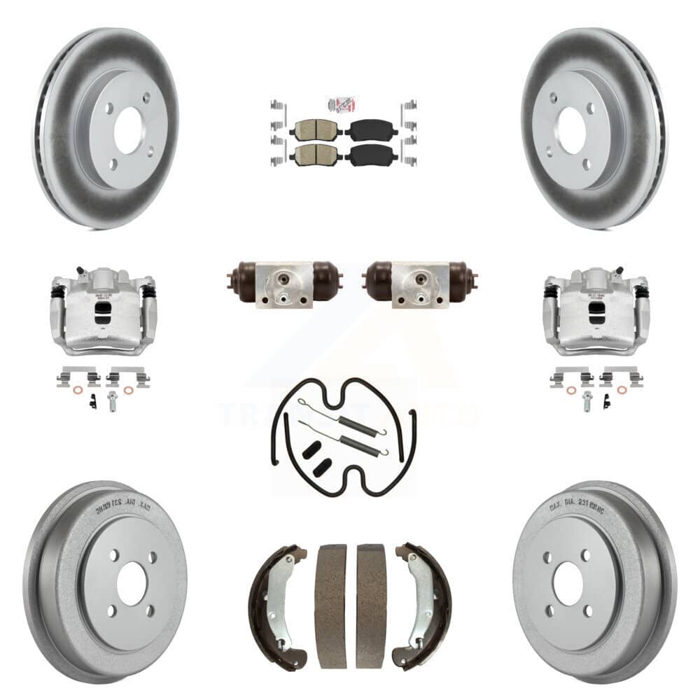 Transit Auto - KCG-101257N - Front and Rear Disc Brake Kits