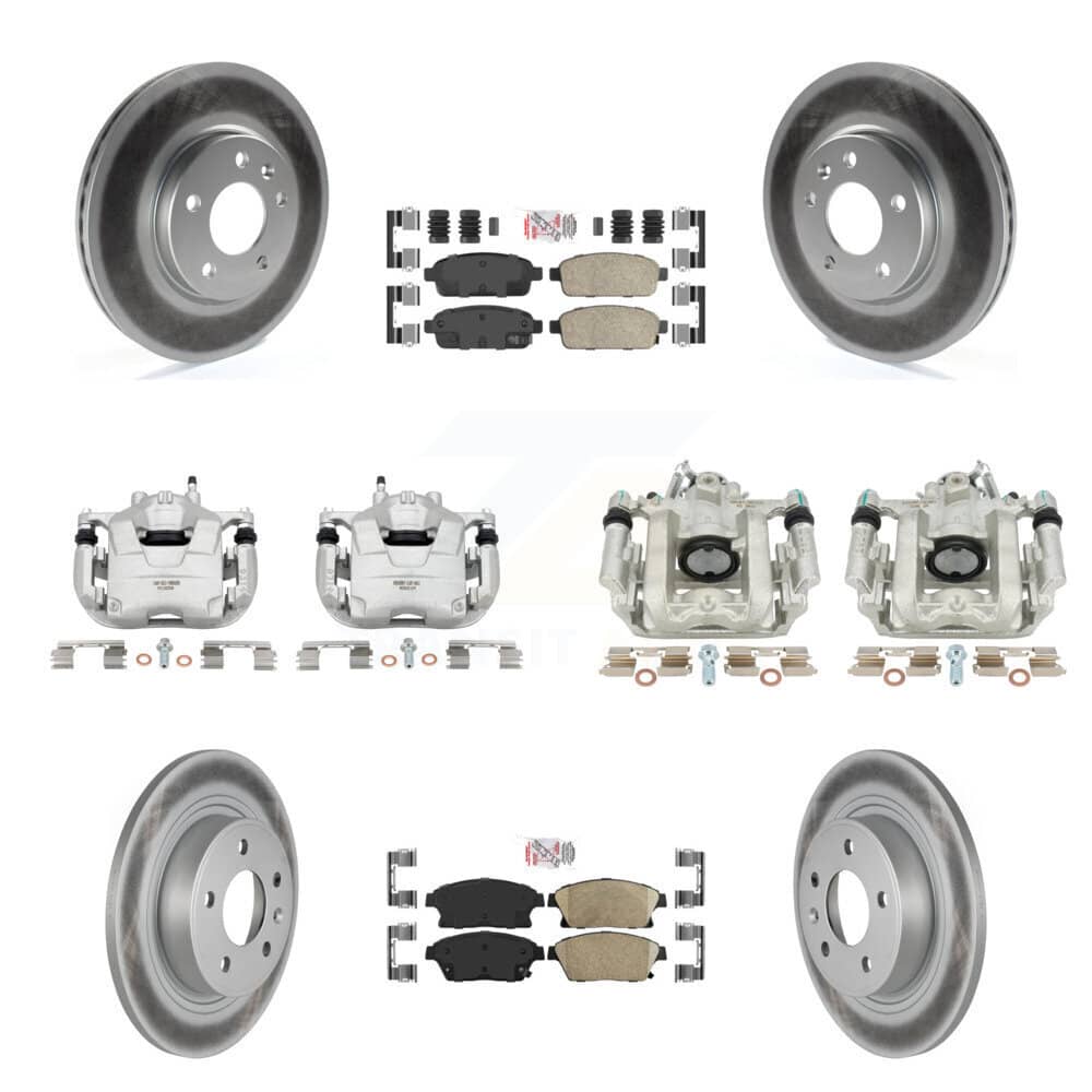 Transit Auto - KCG-101525N - Front and Rear Disc Brake Kits