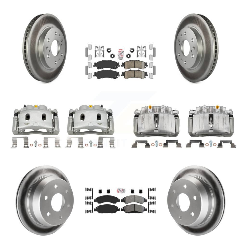 Transit Auto - KCG-101727N - Front and Rear Disc Brake Kits