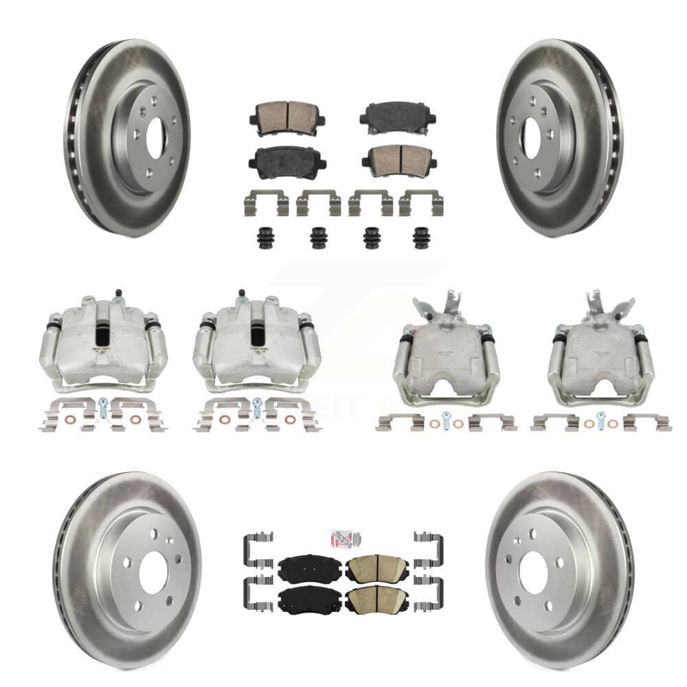 Transit Auto - KCG-101736N - Front and Rear Disc Brake Kits