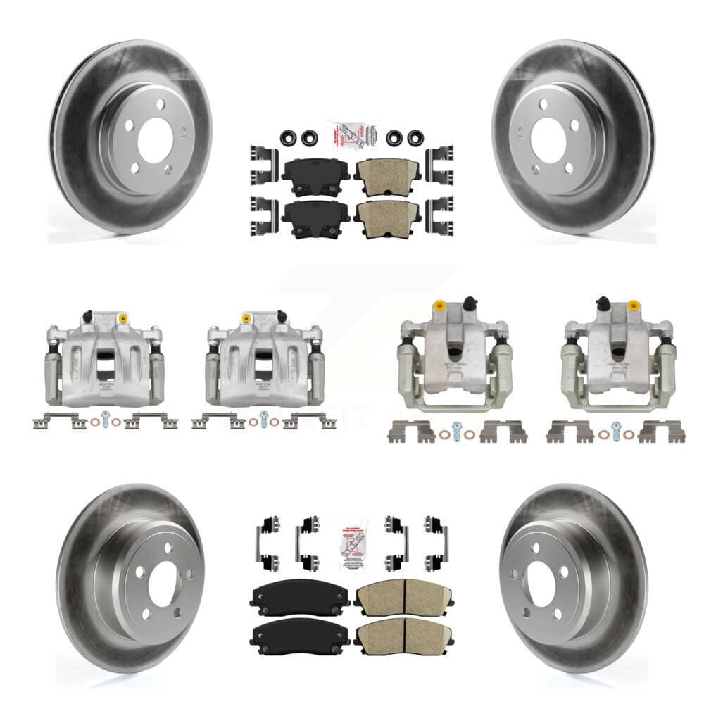 Transit Auto - KCG-102355N - Front and Rear Disc Brake Kits