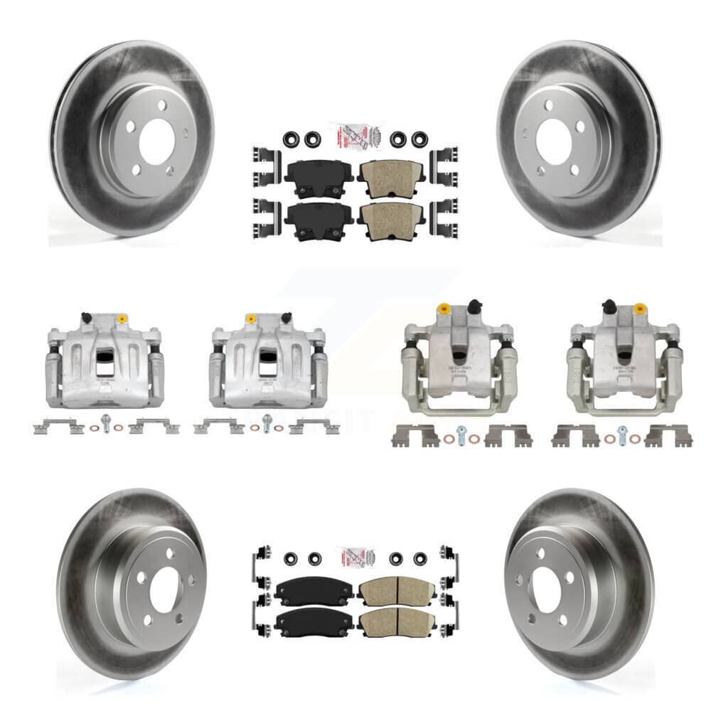 Transit Auto - KCG-102358N - Front and Rear Disc Brake Kits
