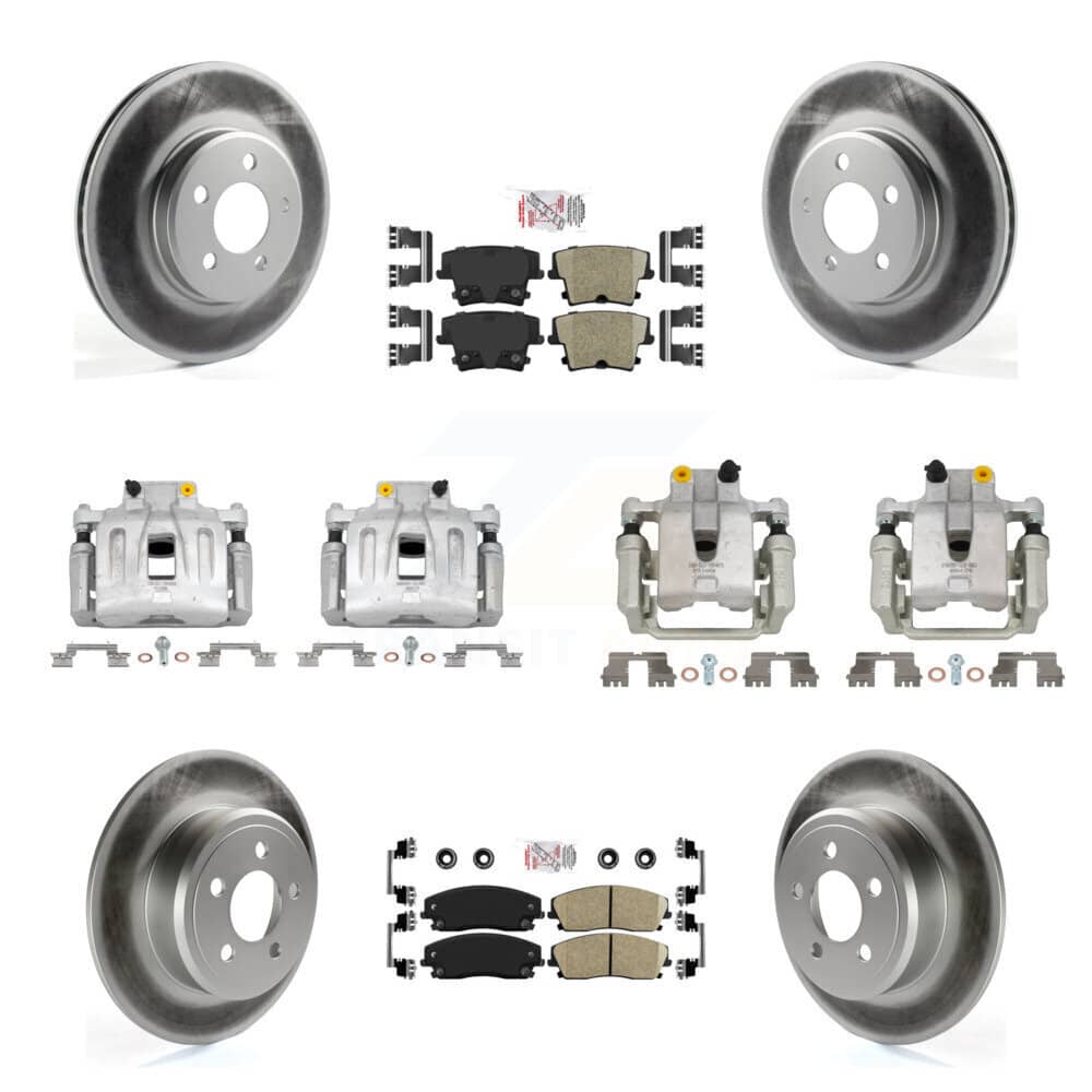 Transit Auto - KCG-102360N - Front and Rear Disc Brake Kits
