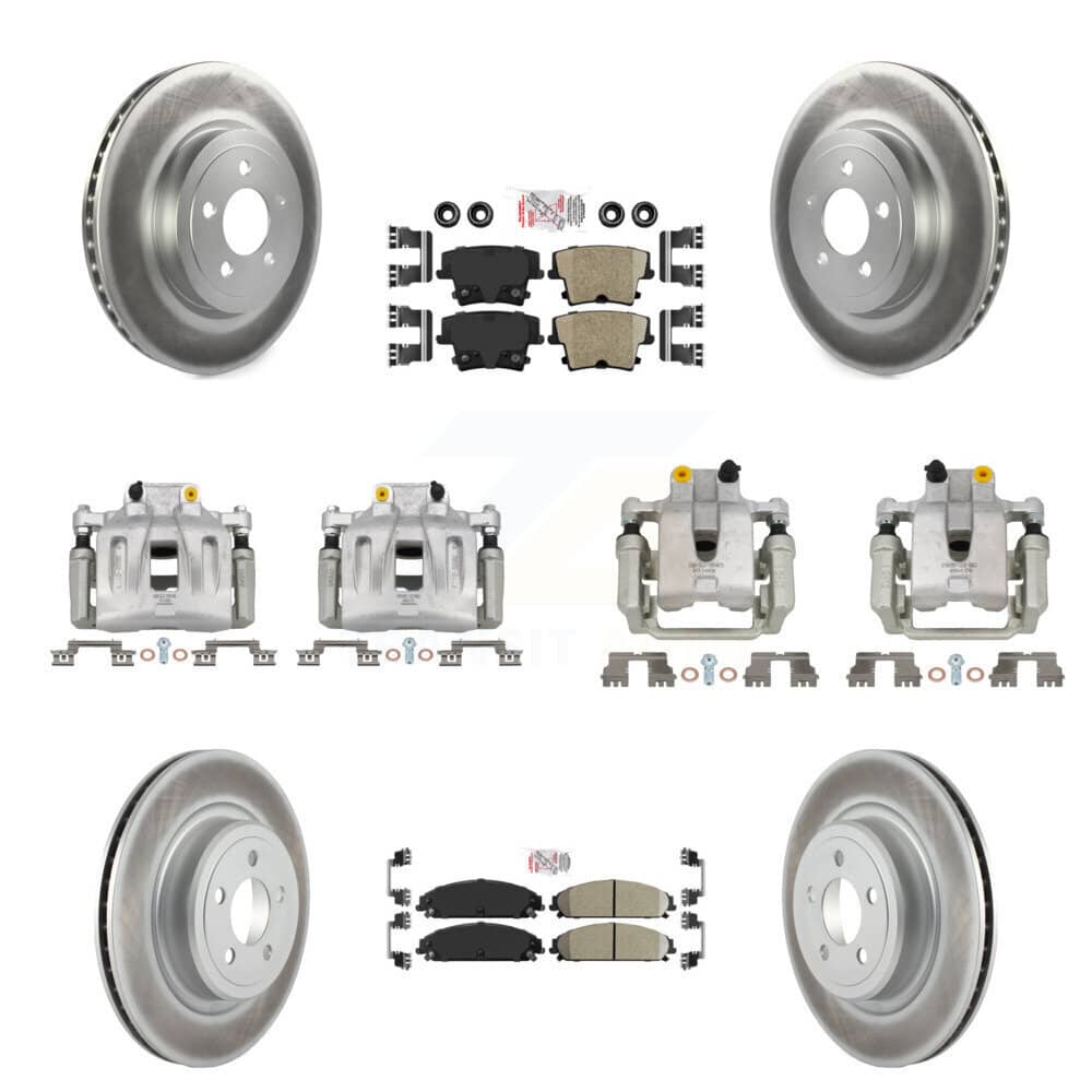 Transit Auto - KCG-102370N - Front and Rear Disc Brake Kits