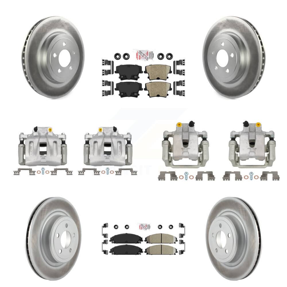 Transit Auto - KCG-102371N - Front and Rear Disc Brake Kits