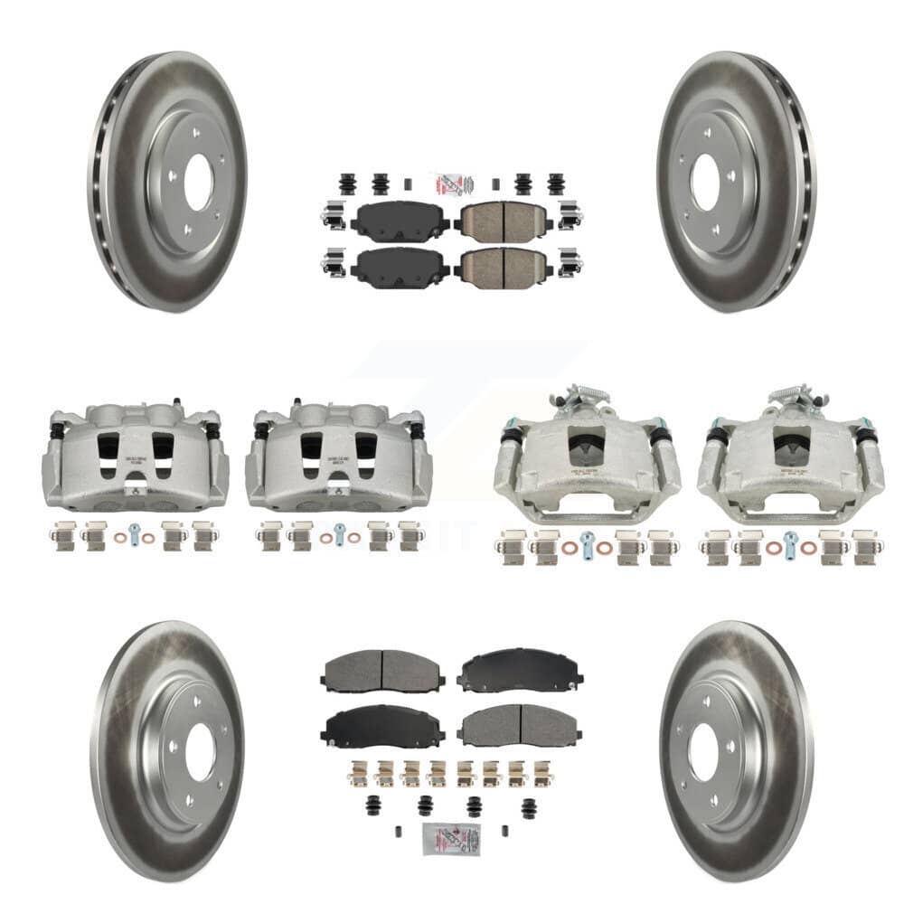 Transit Auto - KCG-102414N - Front and Rear Disc Brake Kits