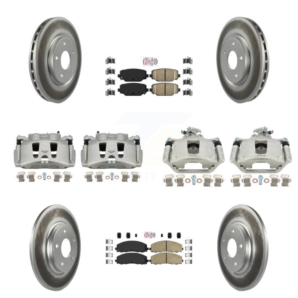 Transit Auto - KCG-102416N - Front and Rear Disc Brake Kits