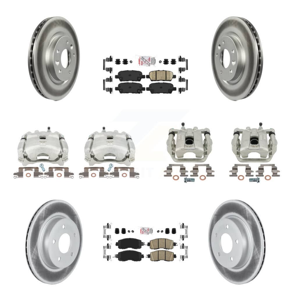 Transit Auto - KCG-102507N - Front and Rear Disc Brake Kits