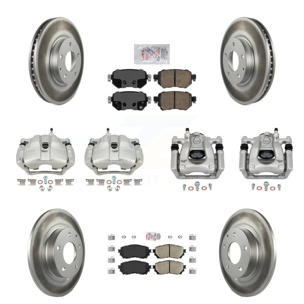 Transit Auto - KCG-102521N - Front and Rear Disc Brake Kits