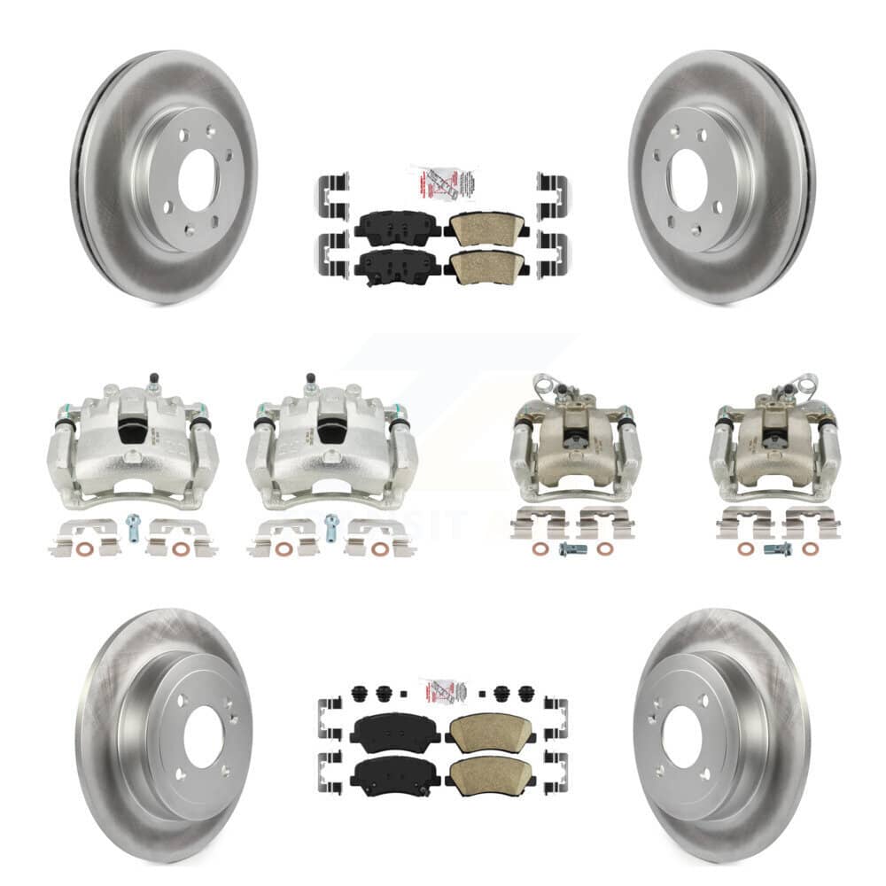 Transit Auto - KCG-102594N - Front and Rear Disc Brake Kits