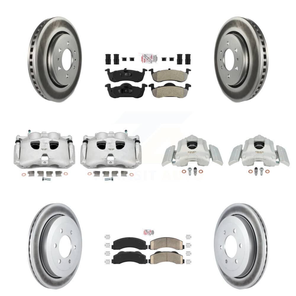 Transit Auto - KCG-102717N - Front and Rear Disc Brake Kits