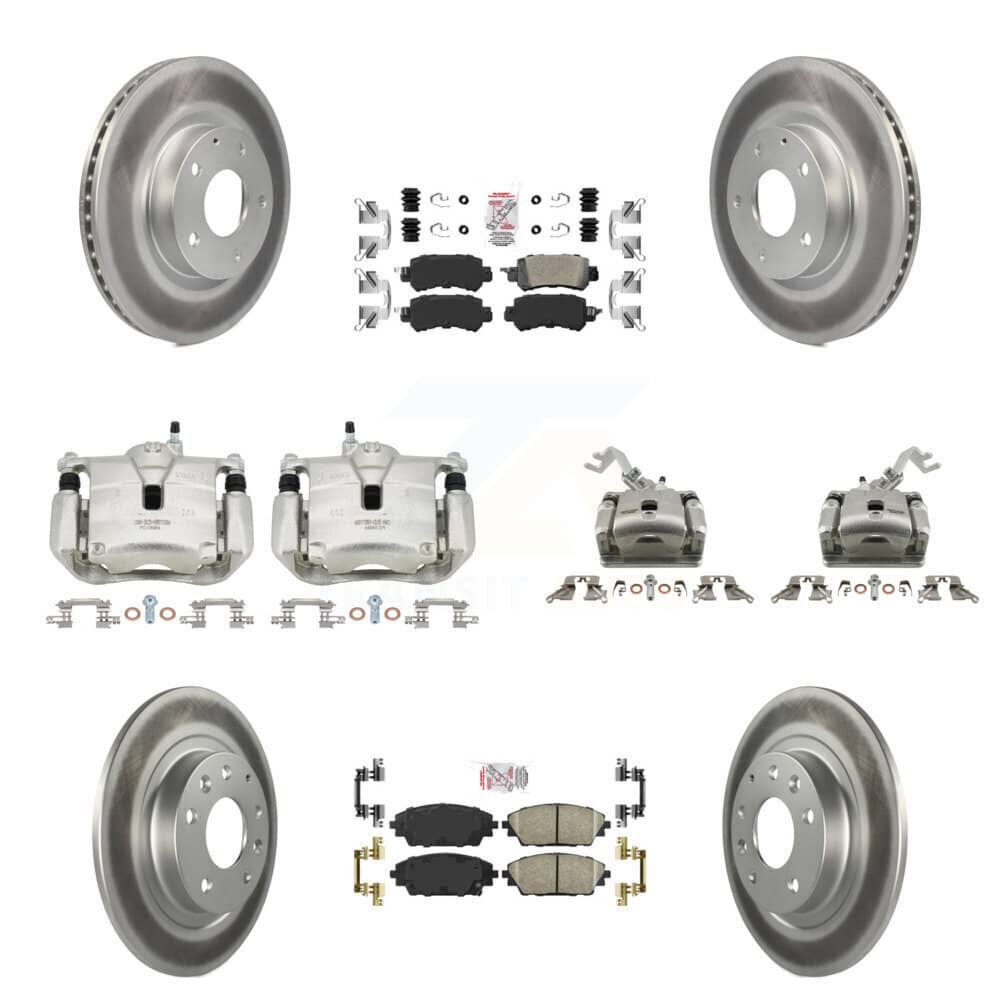 Transit Auto - KCG-102757N - Front and Rear Disc Brake Kits