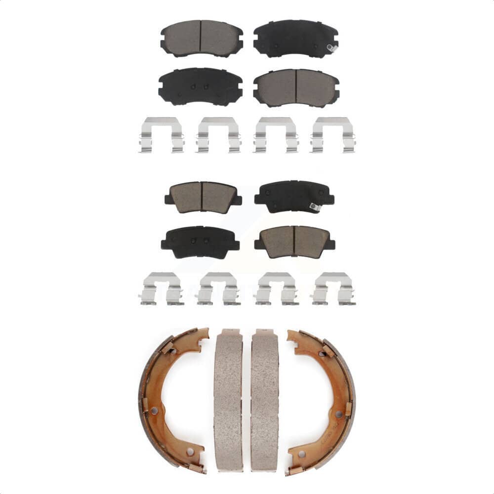 Transit Auto - KCN-100017 - Front and Rear Disc Brake Pad Kits