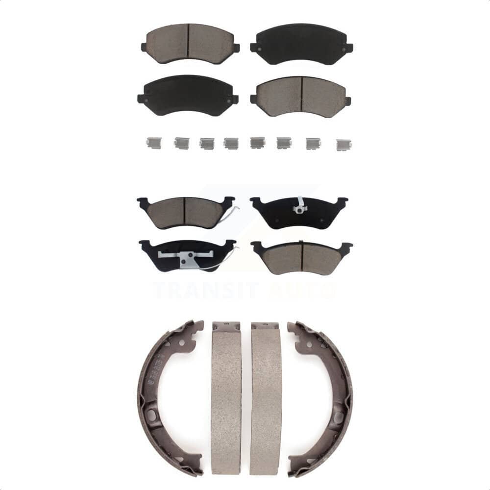 Transit Auto - KCN-100050 - Front and Rear Disc Brake Pad Kits