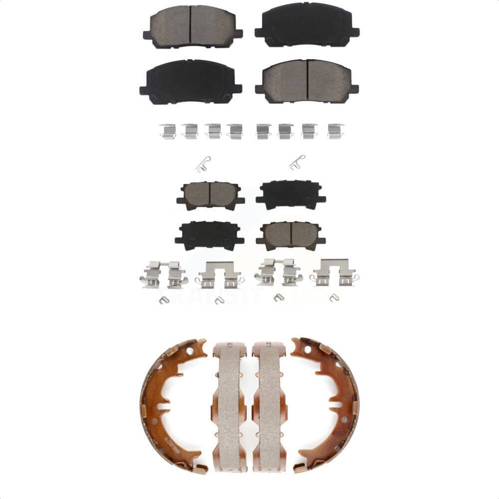 Transit Auto - KCN-100091 - Front and Rear Disc Brake Pad Kits