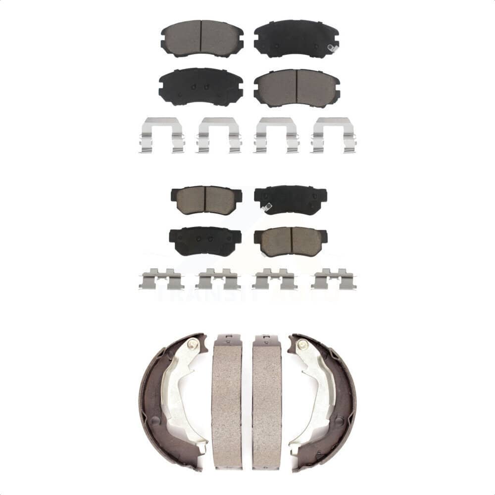 Transit Auto - KCN-100092 - Front and Rear Disc Brake Pad Kits