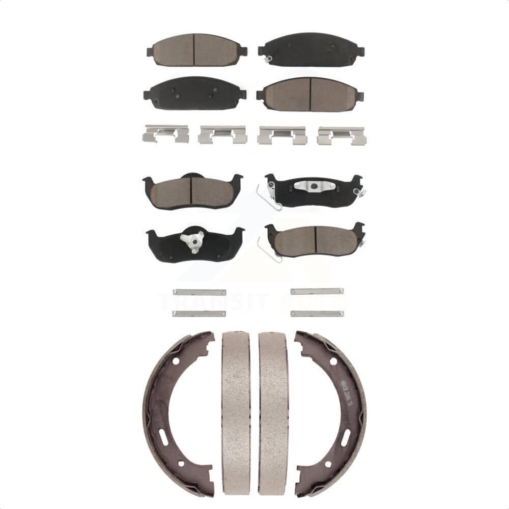 Transit Auto - KCN-100096 - Front and Rear Disc Brake Pad Kits